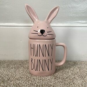 Hunny Bunny Rae Dunn Mug with Topper NWOT
